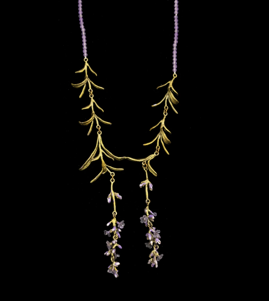 Lavender Beaded Necklace