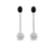 Breuning White Onyx Dangle Earrings