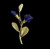 False Indigo Brooch