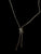 Phillip Gavriel Sterling /18k diamond tassel necklace