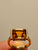 Paragon 14k emerald cut CITRINE & diamond ring