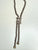 Phillip Gavriel Sterling /18k diamond tassel necklace