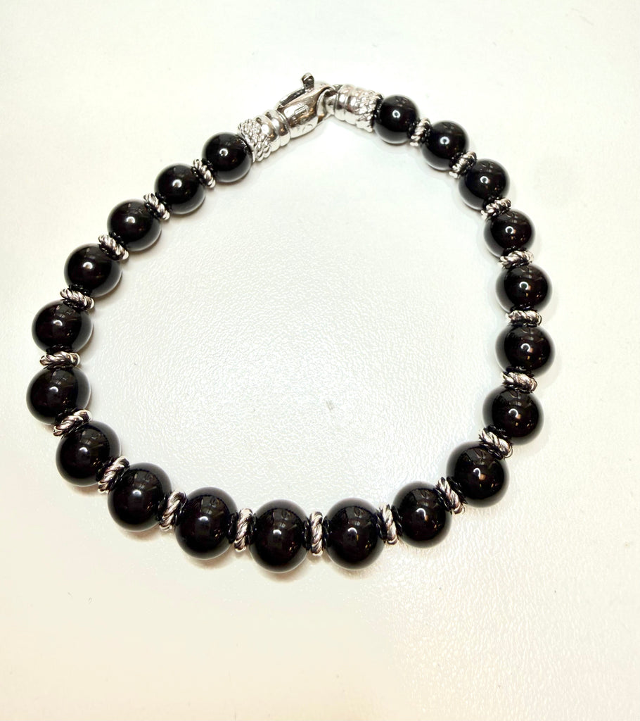 Phillip Gavriel onyx Silver bracelet