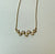 Eco-Brilliance diamond bezel set necklace in Vermeil ( gold plated over silver , gold color )