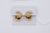 Breuning Vermeil shrimp stud earrings