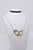 Breuning 14k diamond "link" necklace