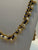 18k gold Vermeil pearl & Sapphire necklace