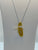 18k Vermeil and silver Dragonfly on Cattail necklace