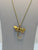 18k gold Vermeil Dragonfly necklace