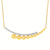 Eco-Brilliance diamond / ball necklace in Vermeil