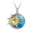 Nicole Barr sterling silver Sun  necklace