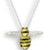 Nicole Barr sterling silver Bee necklace