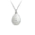 Nicole Barr sterling silver white egg necklace