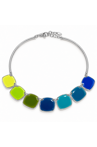 Blues and greens necklace