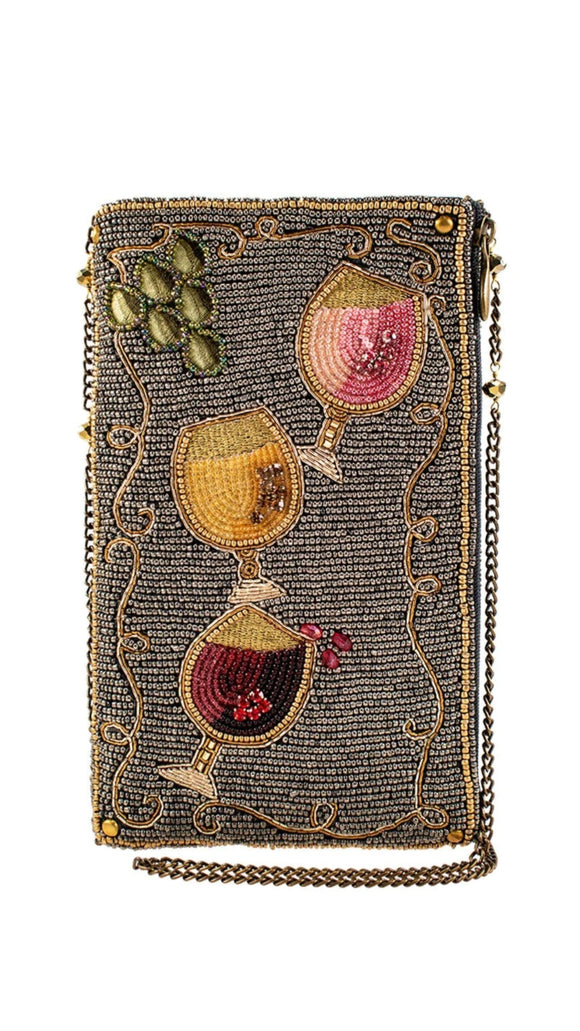 Wine pair crossbody/ phone handbag