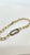 14k paper clip link bracelet w diamonds