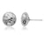 Carla Hammered Dome Sterling Silver Earrings