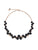 Necklace acrylic glass black & Swarovski® Crystals rose gold