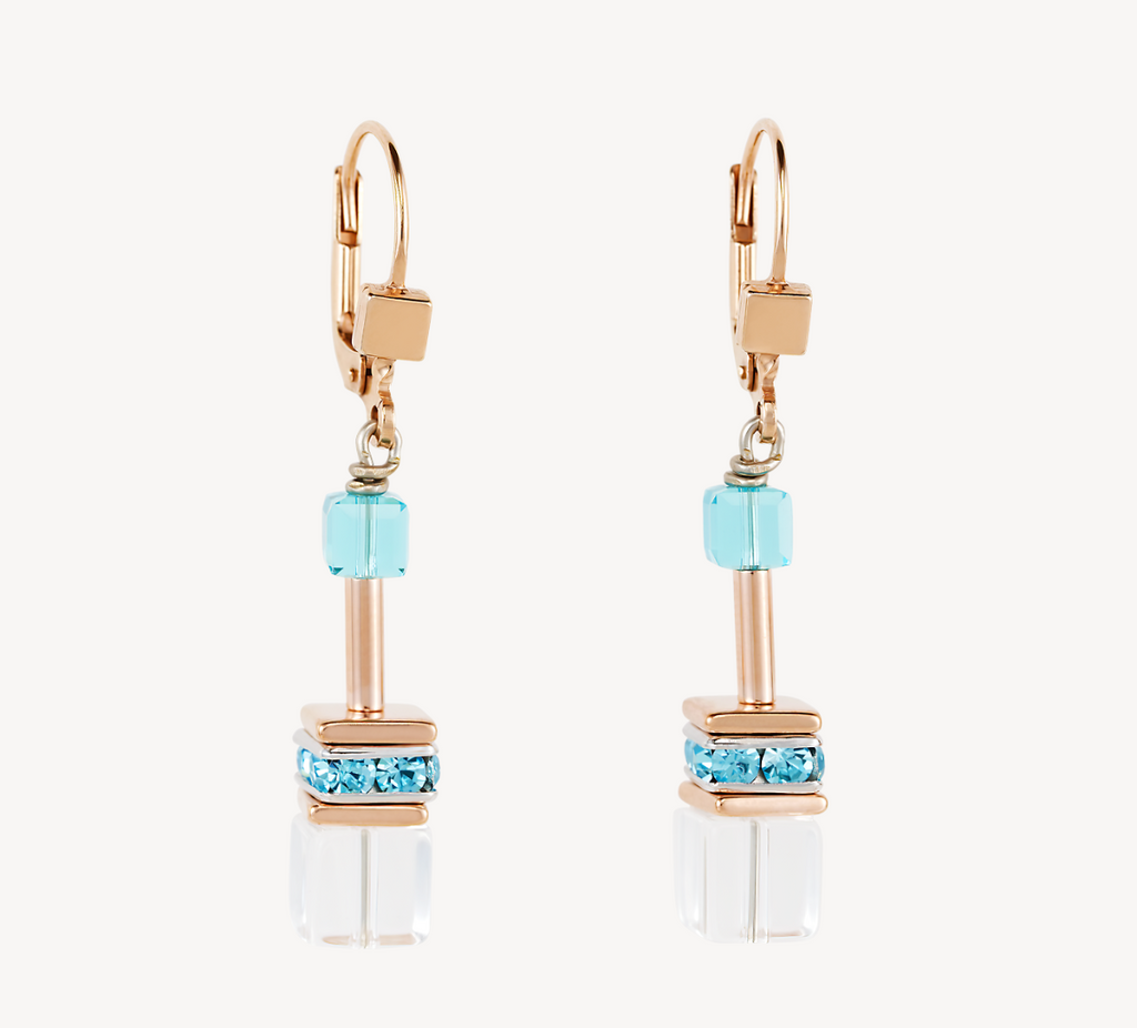 GeoCUBE® Earrings multicolour-crystal