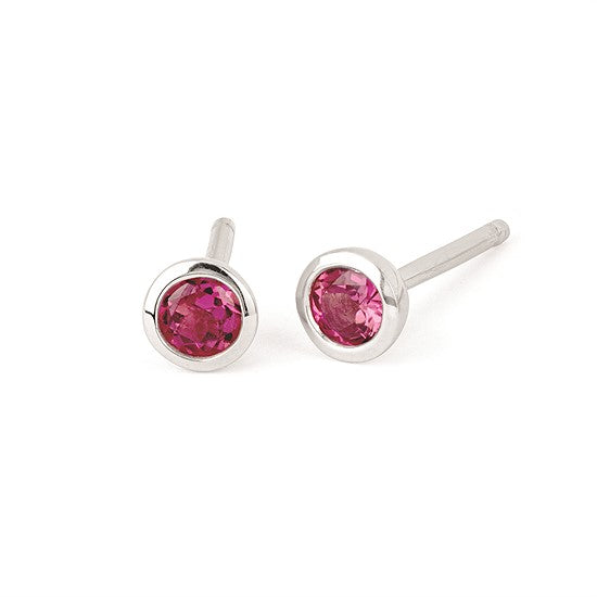 Ostbye 10k pink tourmaline stud earrings