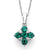 Ostbye 14k emerald + diamond pendant