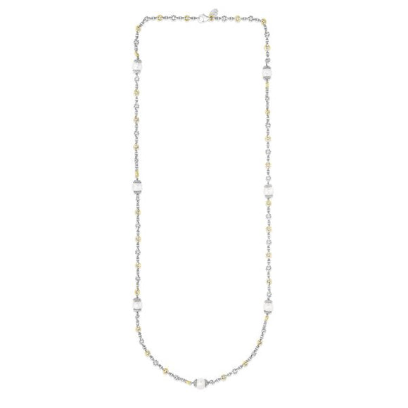 Phillip Gavriel 18k / sterling pearl necklace