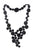 Abstract black necklace