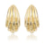 Carla 14k Rib "J" earrings