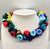 Multi-Colored Ribbon Necklace