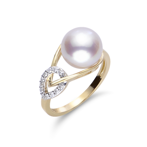 Imperial 14K Yellow Gold Akoya Pearl Ring