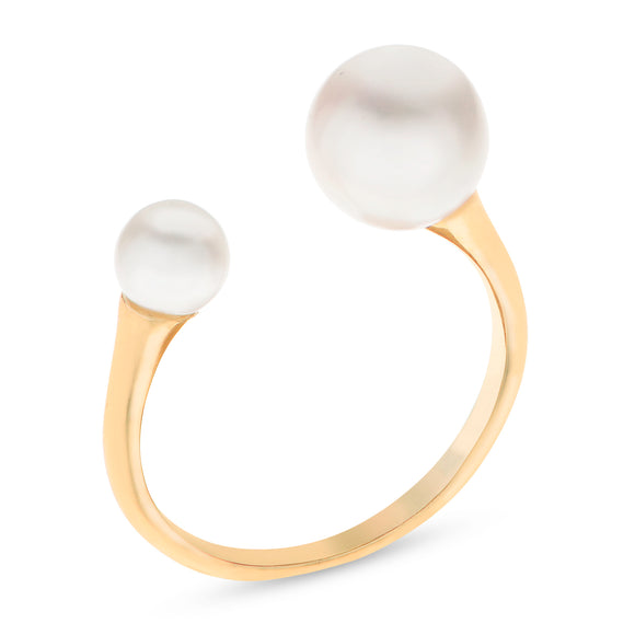 Imperial Pearl Accents 14KT Freshwater Pearl Ring