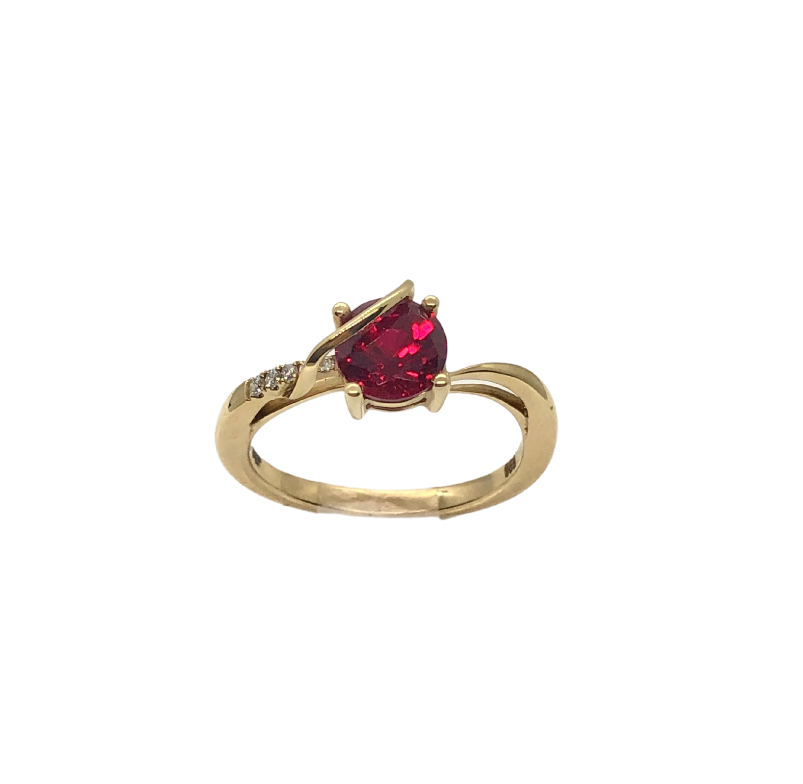 Chatham Round Ruby Ring