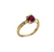 Chatham Round Ruby Ring