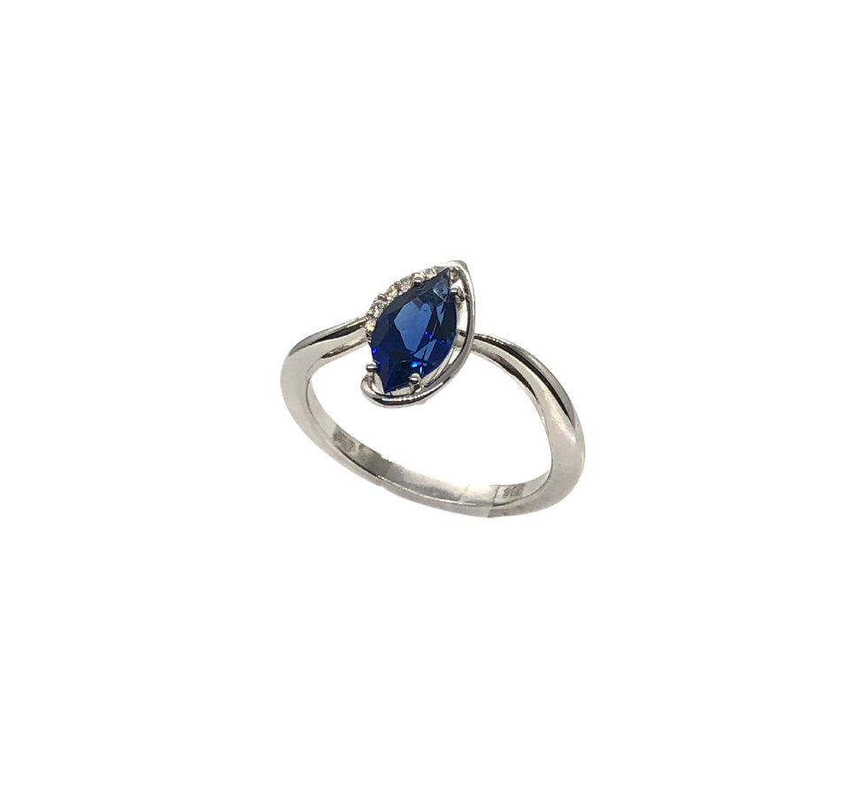 Chatham Marquise Sapphire Ring