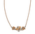 Allure 18K Rose Gold 3 Flower Necklace