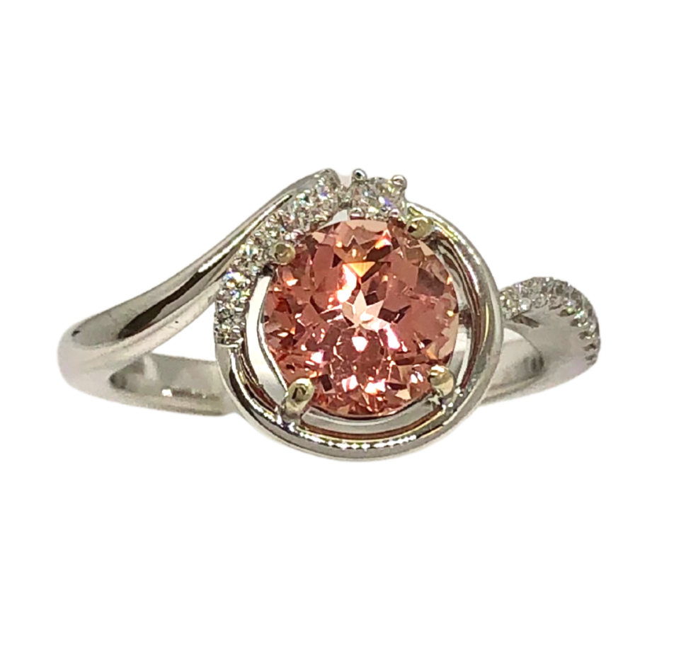 Chatham Champagne Sapphire Ring
