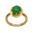 Emerald and 14k Gold Ring
