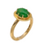 Emerald and 14k Gold Ring