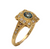 14k Gold and Aquamarine Ring