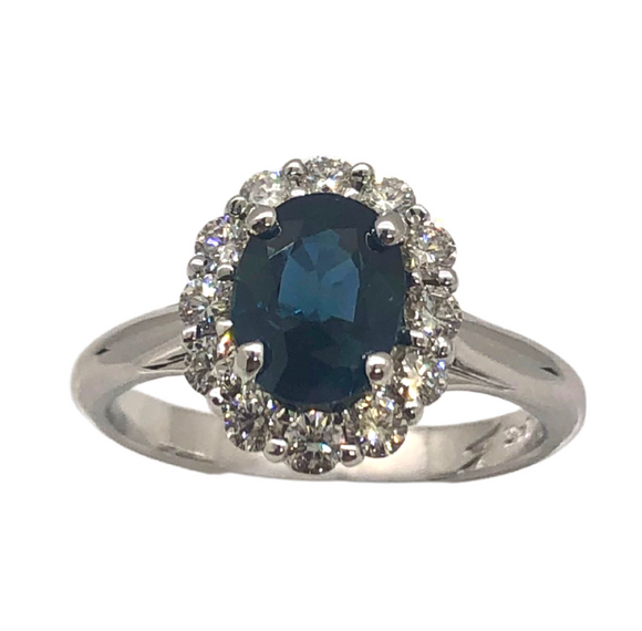 14k 1.42ct Sapphire Ring
