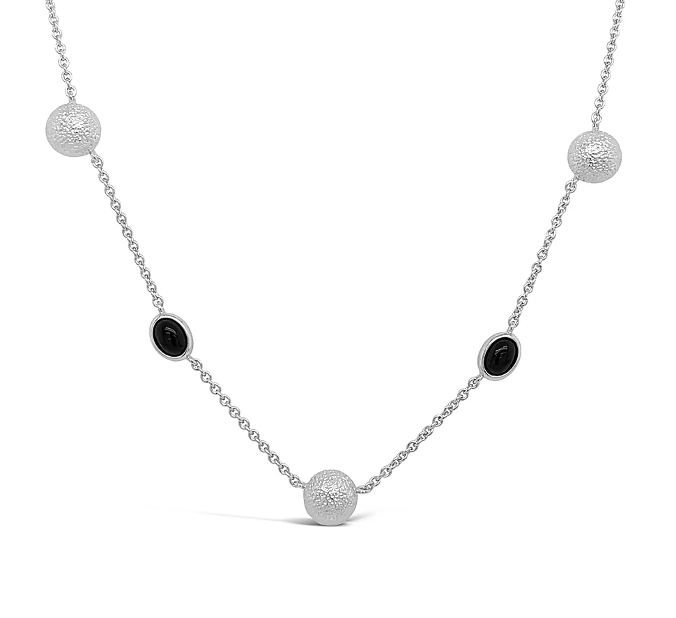 Breuning White Onyx Necklace
